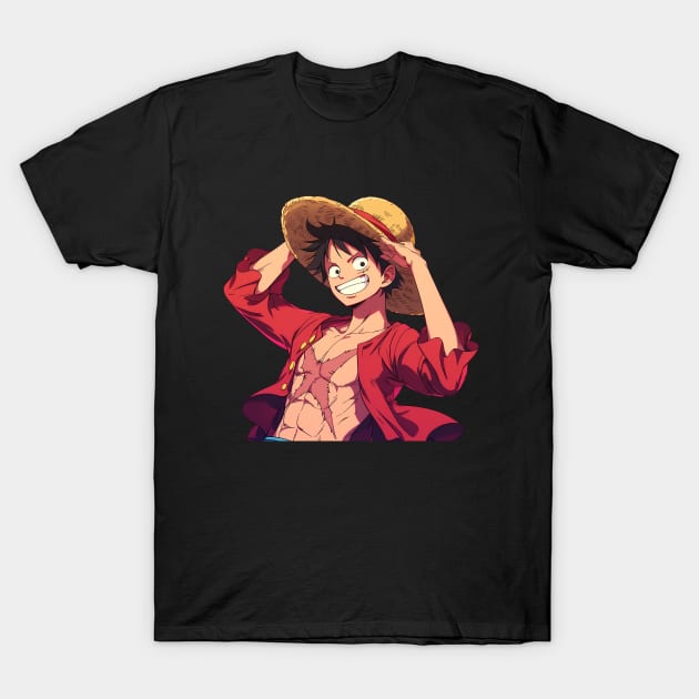 luffy T-Shirt by sample the dragon